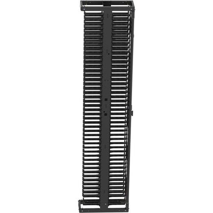 Organizador de cables de doble cara Panduit - Organizador de cables vertical - Negro - Altura de rack 45U - Acryloni
