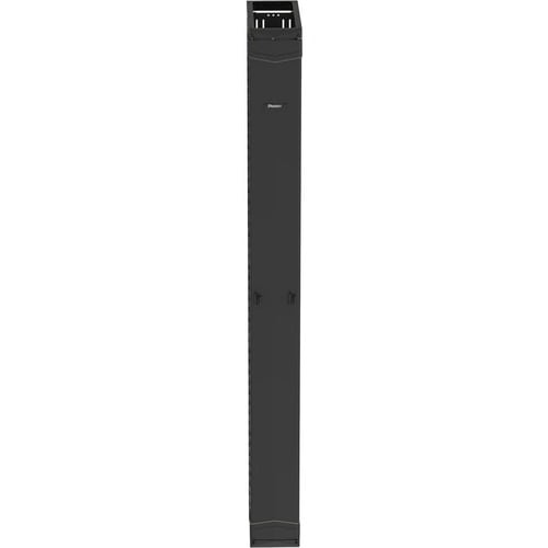 Organizador de cables de doble cara Panduit - Organizador de cables vertical - Negro - Altura de rack 45U - Acryloni