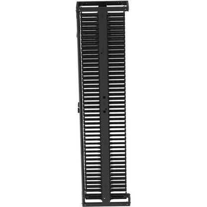 Organizador de cables de doble cara Panduit - Organizador de cables vertical - Negro - Altura de rack 45U - Acryloni