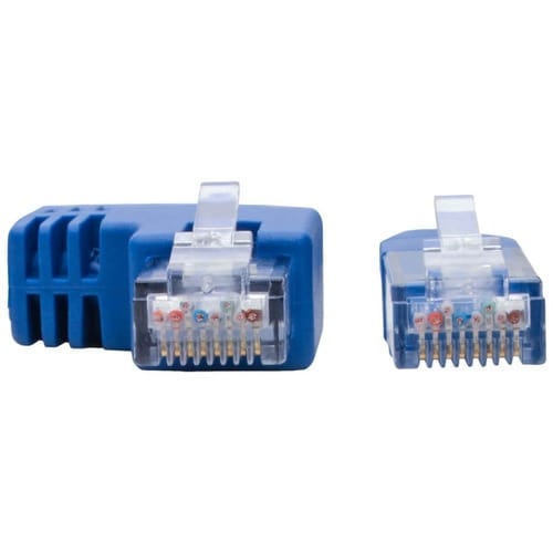 Tripp Lite by Eaton Left-Angle Cat6 UTP Patch Cable (RJ45) - 1 ft., M/M, Gigabit
