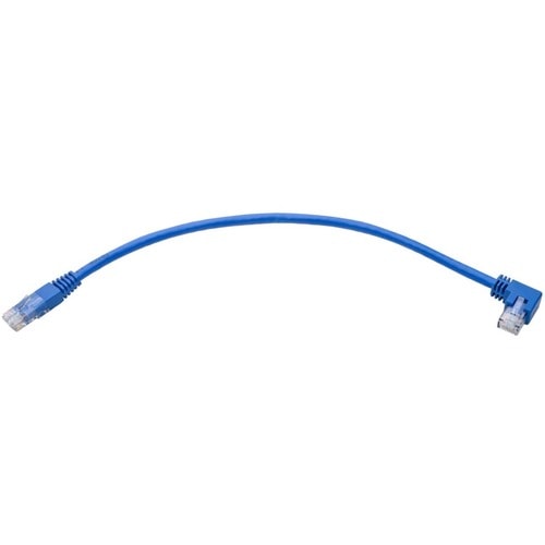 Tripp Lite by Eaton Left-Angle Cat6 UTP Patch Cable (RJ45) - 1 ft., M/M, Gigabit