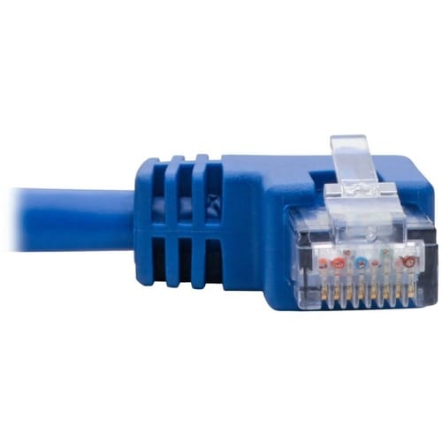 Tripp Lite by Eaton Left-Angle Cat6 UTP Patch Cable (RJ45) - 1 ft., M/M, Gigabit