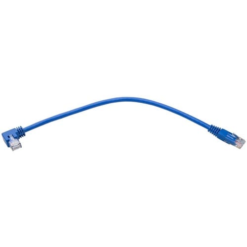 Tripp Lite by Eaton Right-Angle Cat6 UTP Patch Cable (RJ45) - 1 ft.