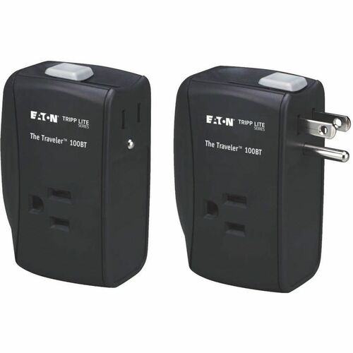 Tripp Lite ProtectIT TRAVELER100BT 2 Outlets Surge Suppressor - Recept