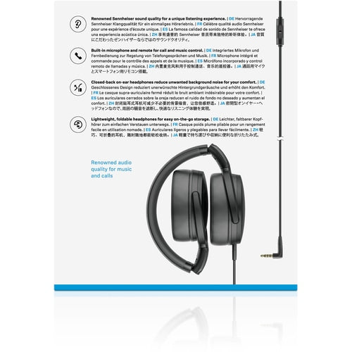Sennheiser HD 400S Around-Ear Headphones - Stereo