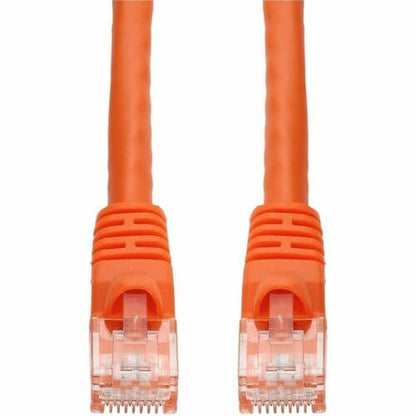 Câble Ethernet Cat. 6 en PVC orange AddOn de 3 m avec gaine à bulles anti-accroc RJ
