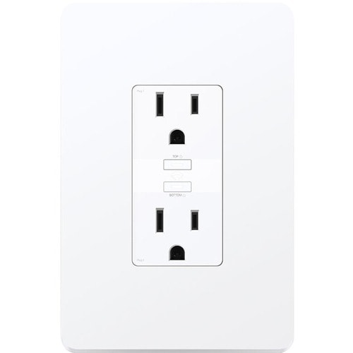 Kasa Smart Wi-Fi Power Outlet - Requires neutral wire and 2.4GHz Wi-Fi