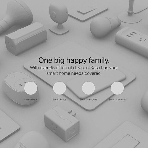 Toma de corriente inteligente Wi-Fi Kasa: requiere cable neutro y Wi-Fi de 2,4 GHz
