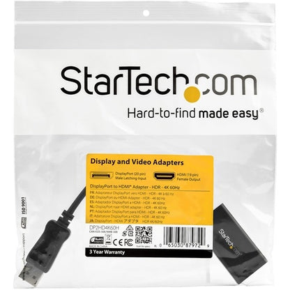 StarTech.com DisplayPort to HDMI Adapter