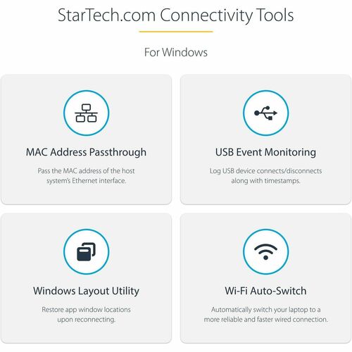 Station d'accueil USB-C et USB-A StarTech.com