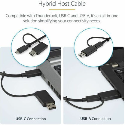 Station d'accueil USB-C et USB-A StarTech.com