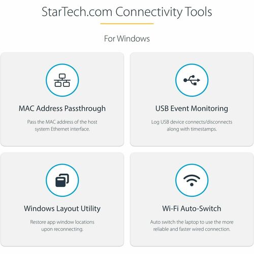 Station d'accueil USB-C et USB-A StarTech.com