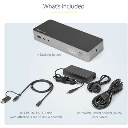 Station d'accueil USB-C et USB-A StarTech.com