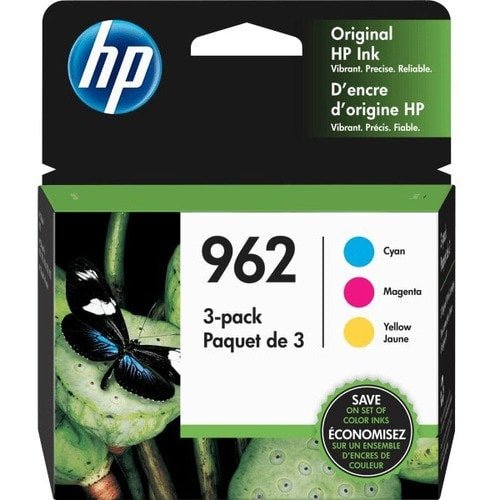 Combo de tinta original CMY de 962 unidades (paquete de 3)