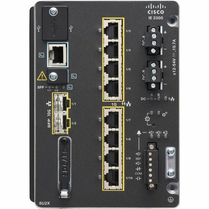 CATALYST IE3300 WITH 8 GE COPPER AND 2 GE SFP MODULAR NE