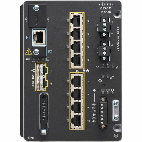 CATALYST IE3300 WITH 8 GE COPPER AND 2 GE SFP MODULAR NE