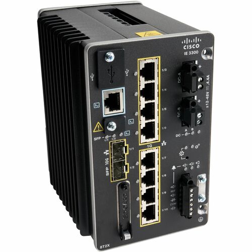 CATALYST IE3300 WITH 8 GE COPPER AND 2 GE SFP MODULAR NE