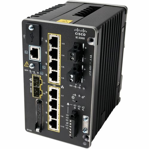 CATALYST IE3300 WITH 8 GE COPPER AND 2 GE SFP MODULAR NE
