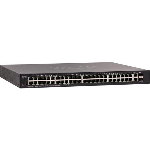 CISCO SG250X48P 48PORT GB POE SMART SWITCH W/10G REMANUFACTURED