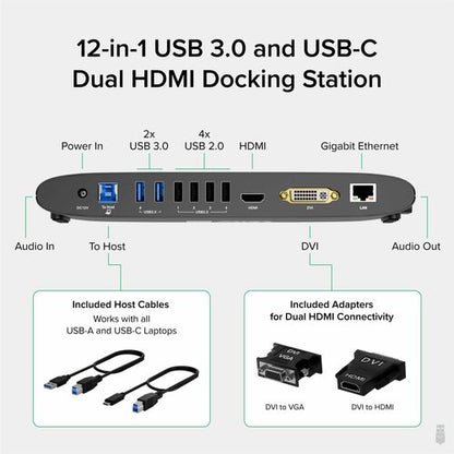 Station d'accueil universelle pour ordinateur portable Plugable USB 3.0