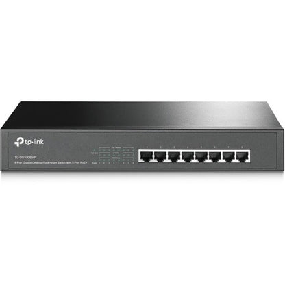8PORT GBE POE+SWITCH 124W POE 8POE+PORTS 1U 13IN RACK-MNT STL CSE