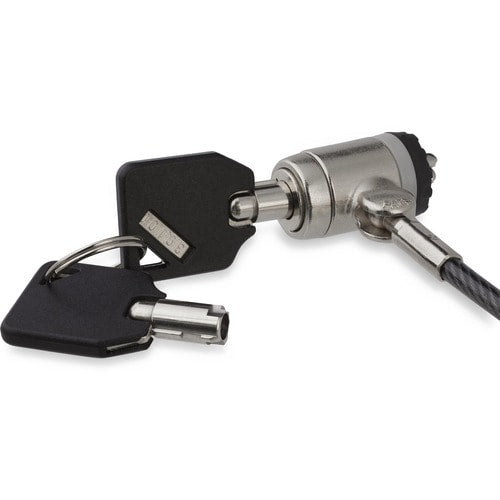 StarTech.com 6ft (2m) Laptop Cable Lock with Keys, Anti-Theft Keyed Security Cab