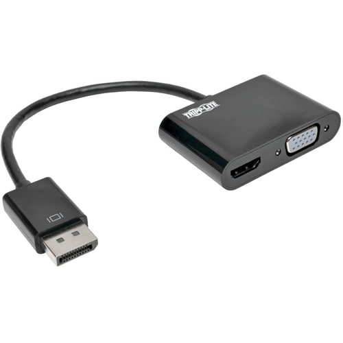 Cable de audio y video DisplayPort/HDMI/VGA P136-06N-HVV2BP de Tripp Lite by Eaton - 6" (152,40 m)