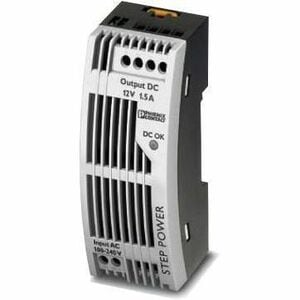 STEP-PS 1AC 12DC 1.5 FL PWR SUP INPT  1-PHASE OUTPUT  12V DC 1.5 A