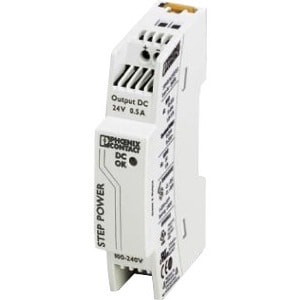 STEP-PS 1AC 24DC 0.5 POWER SUP INPT  1-PHASE OUTPUT  24V DC 0.5 A