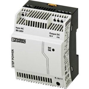 STEP-PS 1AC 15DC 4 POWER SUPPLY INPUT  1-PHASE OUTPUT  15 V DC 4 A