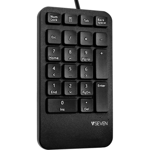 Pavé numérique USB 21 touches avec touches CALC/TAB/BK et espace