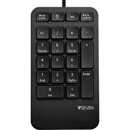 Pavé numérique USB 21 touches avec touches CALC/TAB/BK et espace