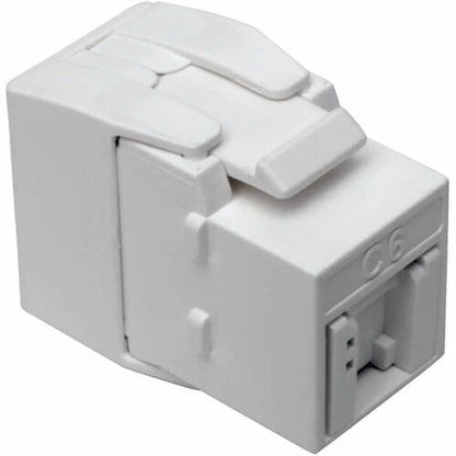 Conector Keystone N238-001-GY-TF de Tripp Lite by Eaton Cat6a/Cat6/Cat5e, blanco, TAA -