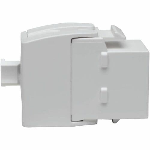 Conector Keystone N238-001-GY-TF de Tripp Lite by Eaton Cat6a/Cat6/Cat5e, blanco, TAA -