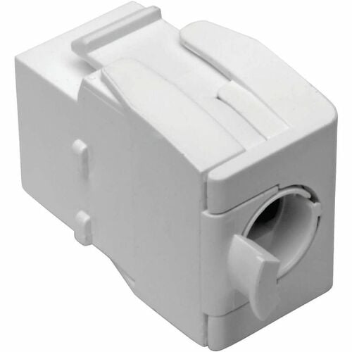 Tripp Lite by Eaton N238-001-GY-TF Keystone Jack Cat6a/Cat6/Cat5e, White, TAA - 1 x RJ-45