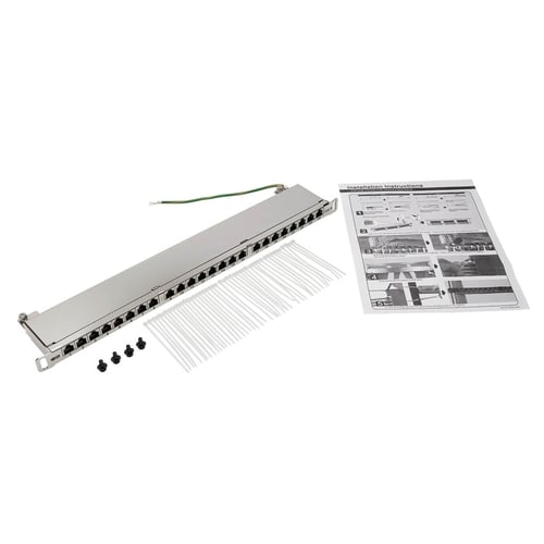 Panel de conexión Cat6 de 24 puertos N252-024-HU-SHK de Tripp Lite by Eaton