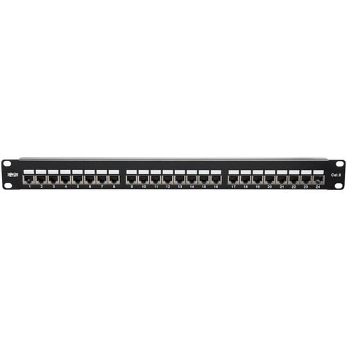 Panel de conexión Cat6 de 24 puertos N252-024-SH-K de Tripp Lite by Eaton