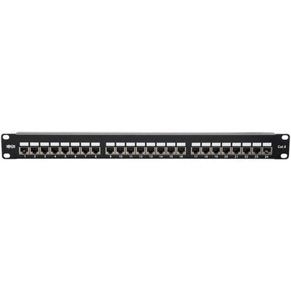Panel de conexión Cat6 de 24 puertos N252-024-SH-K de Tripp Lite by Eaton