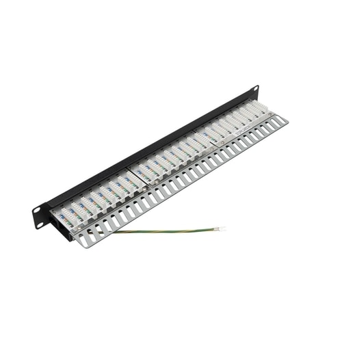 Panel de conexión Cat6 de 24 puertos N252-024-SH-K de Tripp Lite by Eaton