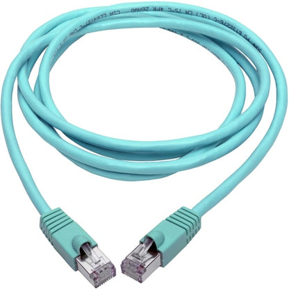 Tripp Lite by Eaton N262-007-AQ Cat.6a STP Patch Network Cable - 7 ft (2.13 m) C