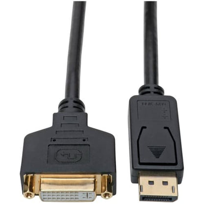 Adaptador de cable DisplayPort a DVI Tripp Lite by Eaton P134-001-GC - M/H, negro, 30 cm - 1 f