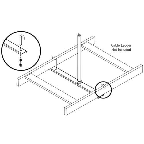 Support de plafond Tripp Lite by Eaton SRLCNTRSPPT18 pour échelle à câbles