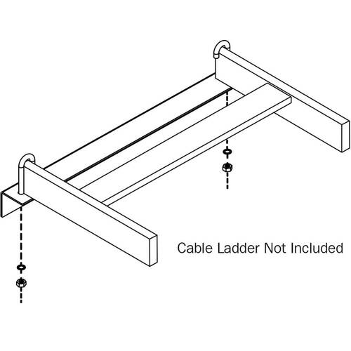 Soporte de montaje en pared para escalera de cables SRLWALLSPPT12 de Tripp Lite by Eaton