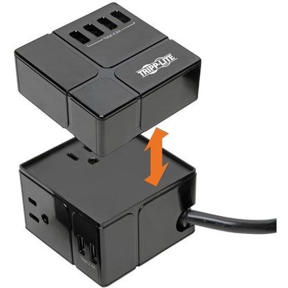 Tripp Lite by Eaton Protect It! TLP366CUBEUSBB Surge Suppressor/Protec