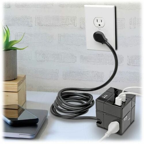 Tripp Lite by Eaton Protect It! TLP366CUBEUSBB Surge Suppressor/Protec
