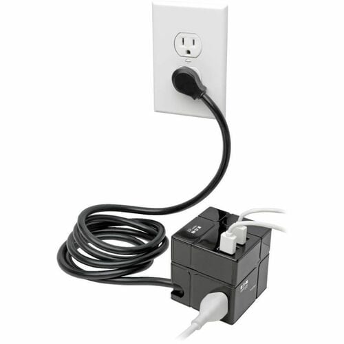Tripp Lite by Eaton Protect It! TLP366CUBEUSBB Surge Suppressor/Protec