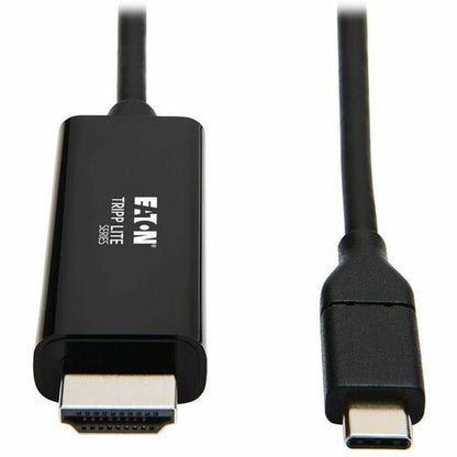 Tripp Lite by Eaton U444-006-H4K6BE USB-C to HDMI Adapter, M/M, Black, 6 ft. - 6 ft (1.83