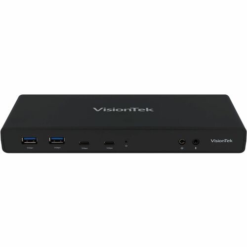 VisionTek Dual 4K USB PD Dock - Dual Display up to 4K resolutions, USB 3.0, USB