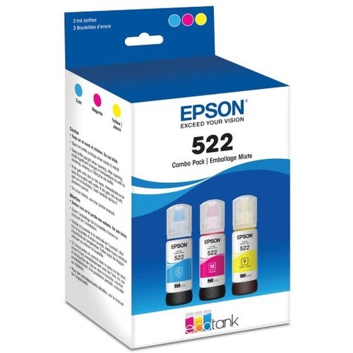 Bouteille d'encre combinée couleur colorante T522 avec capteur SENSORMATIC / ET-2720 ET-47