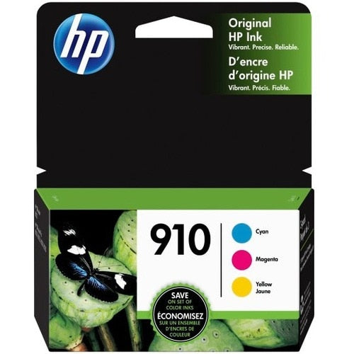 Cartucho de tinta de inyección de tinta HP 910 original de rendimiento estándar - Cian,
